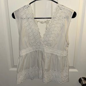 White babydoll shirt